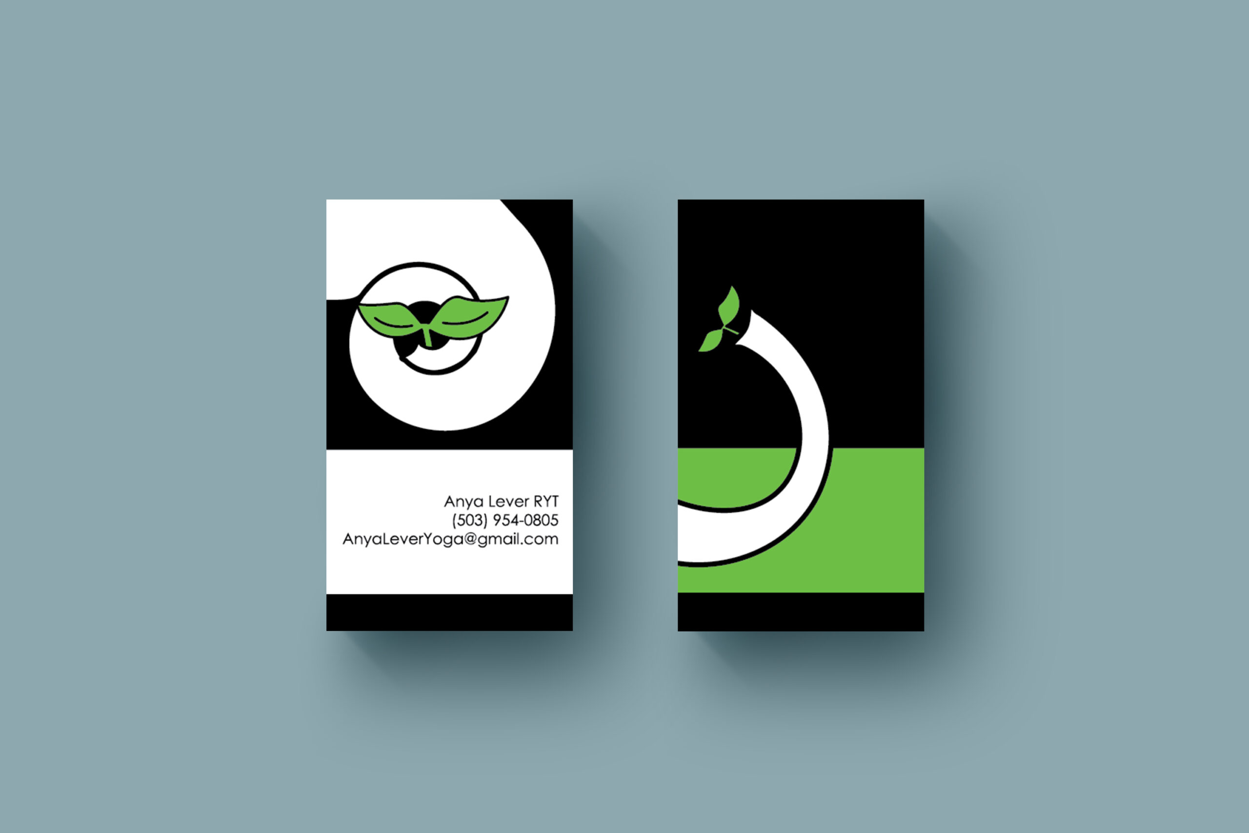 Private Yoga Instructor Business Card